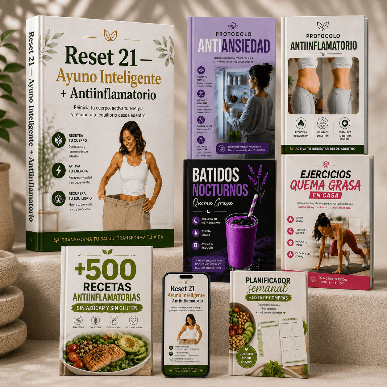 ✦ Reset 21 — Ayuno Inteligente + Antiinflamatorio